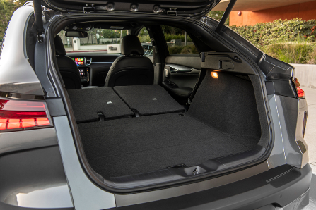 2023 INFINITI QX55 Cargo Area with Second Row Seating Folded Down