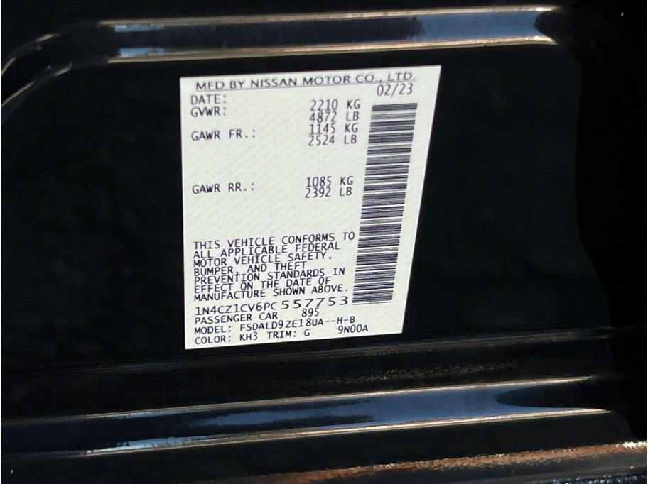 2023 Nissan LEAF SV PLUS Hatchback 4D