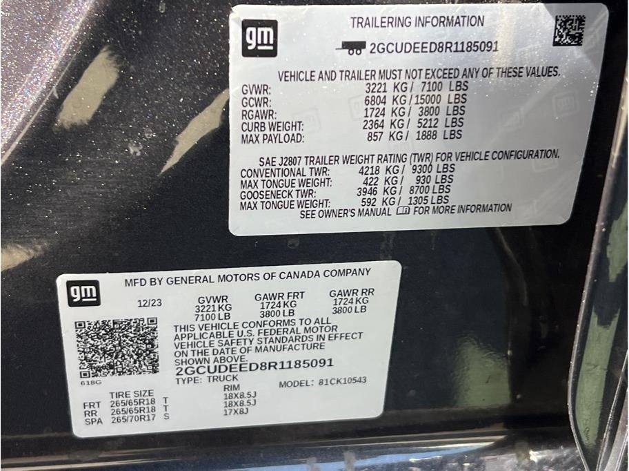 2024 Chevrolet Silverado 1500 Crew Cab RST Pickup 4D 5 3/4 ft