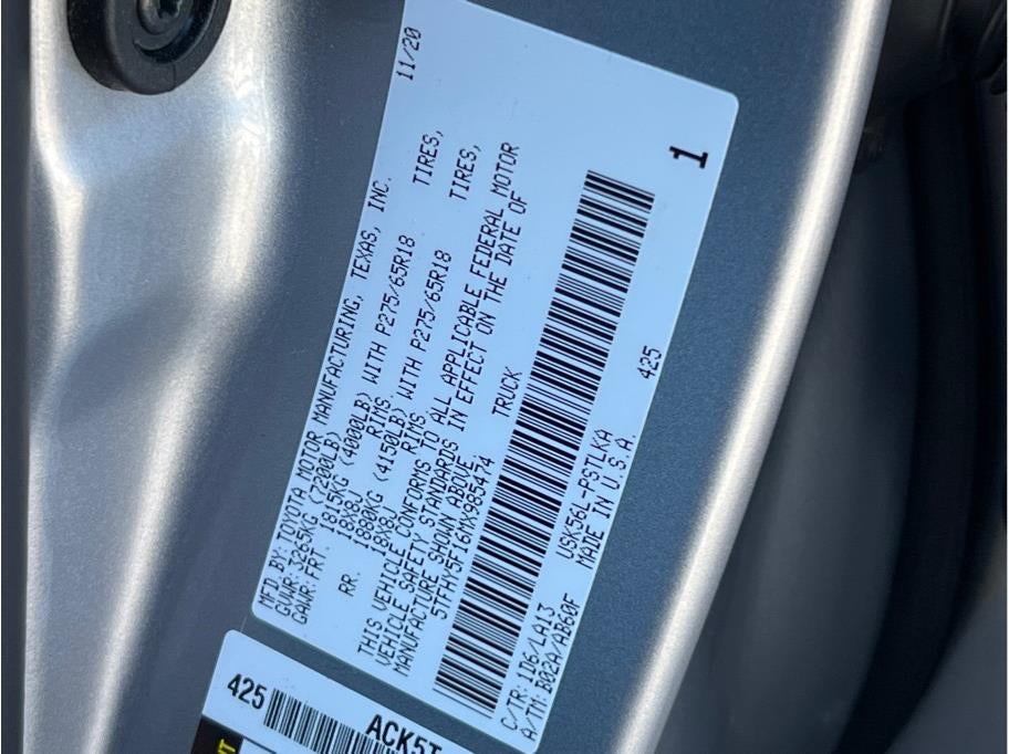 2021 Toyota Tundra CrewMax Limited Pickup 4D 5 1/2 ft