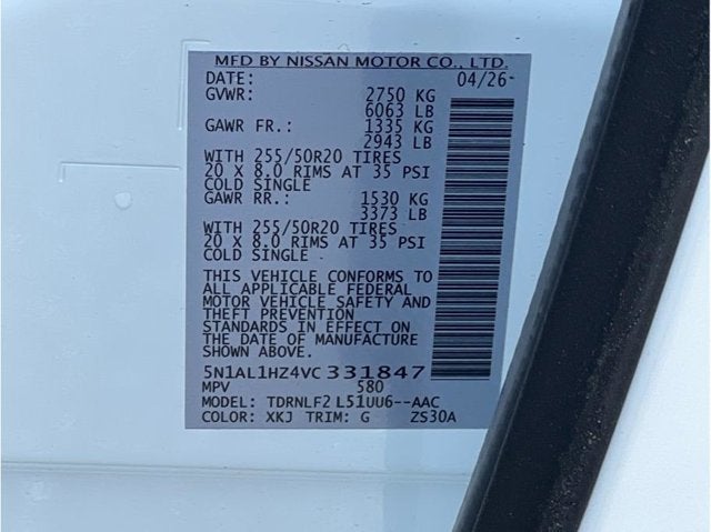 2027 INFINITI QX60 AUTOGRAPH Sport Utility 4D