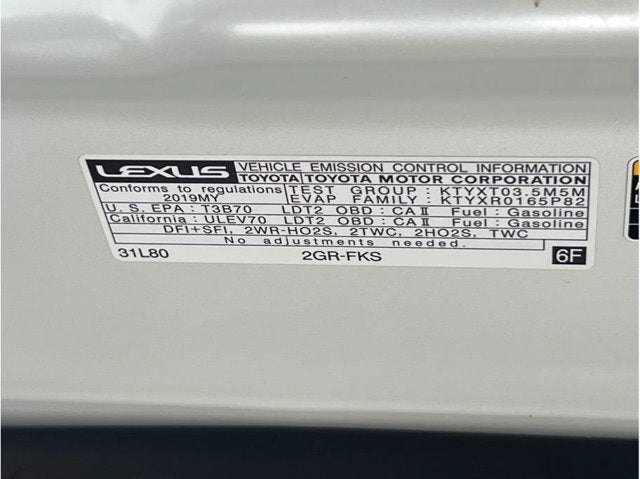 2019 Lexus RX RX 350L Sport Utility 4D
