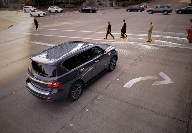 2024 INFINITI QX80 Key Features - PREDICTIVE FORWARD COLLISION WARNING | Redwood City INFINITI in Redwood City CA
